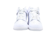 Nike Dunk High Top Sneakers in White Pure Platinum Leather