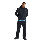 Men's Nike Club Hooded Jacket - Black/White/White