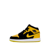 Nike Air Jordan 1 Mid SE Black / Varsity Maize - White  HJ5940-071 Grade-School