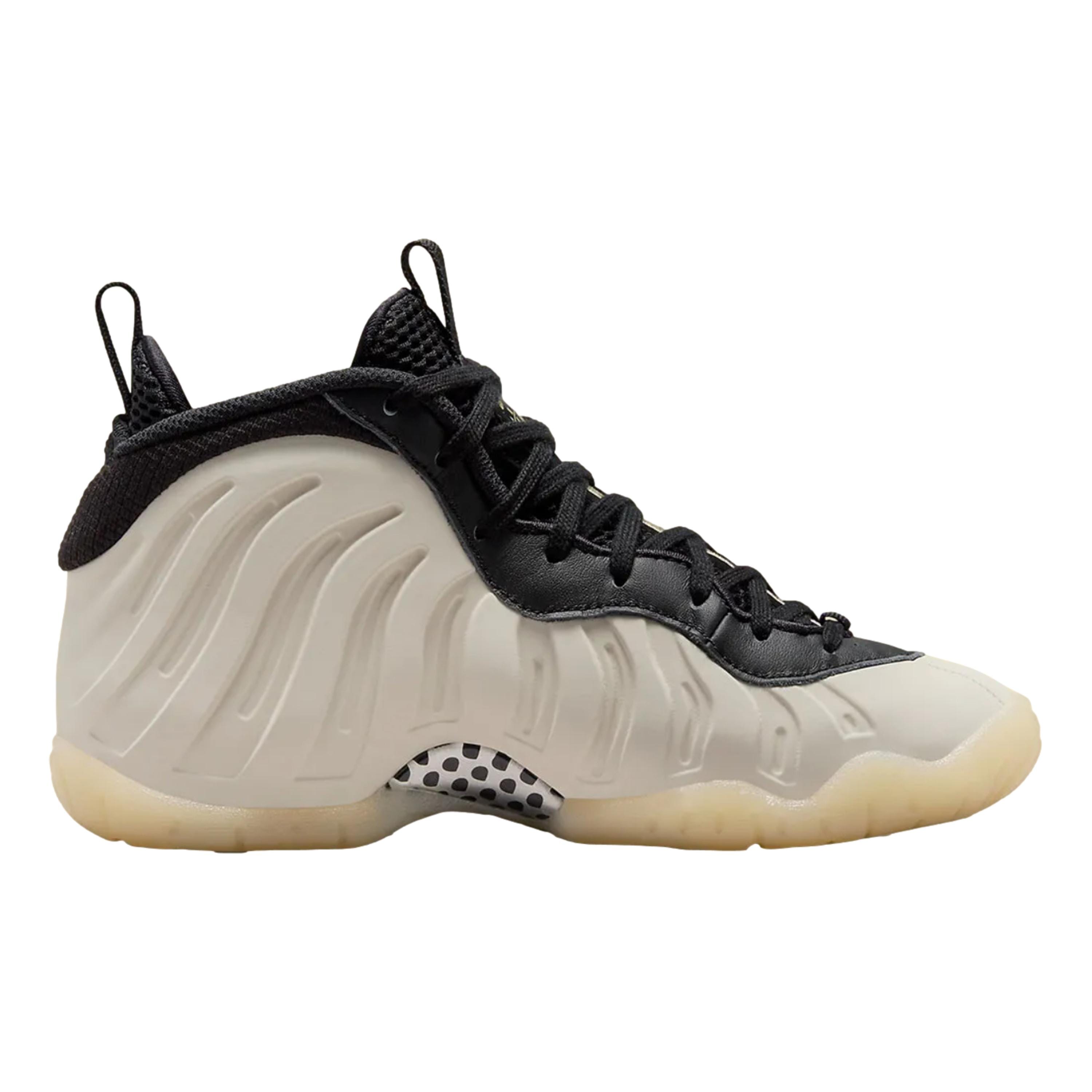 Grade-School Nike Little Posite One KI Black/Team Gold-Light Orewood Burn FQ1930-001