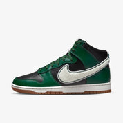 Men's Nike Dunk High DR8805-001 Sneakers Green Black Leather Lifestyle Shoes