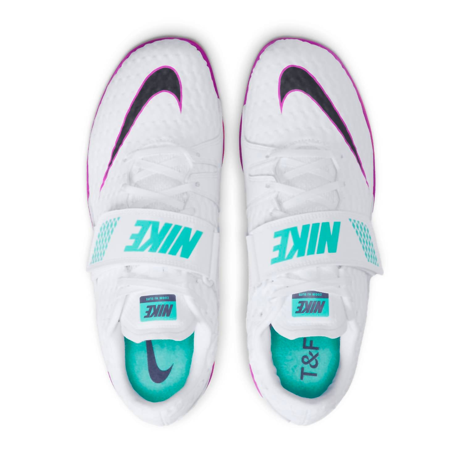 Women's High Jump Elite Running Shoes In White/obsidian-Bright Crimson