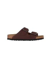 Brown Calf Leather Arizona Wire Buckle Sandals
