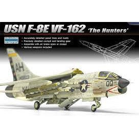Academy 1/72 USN F-8E VF-162 "The Hunters" Fighter Scaled Plastic Model Kit