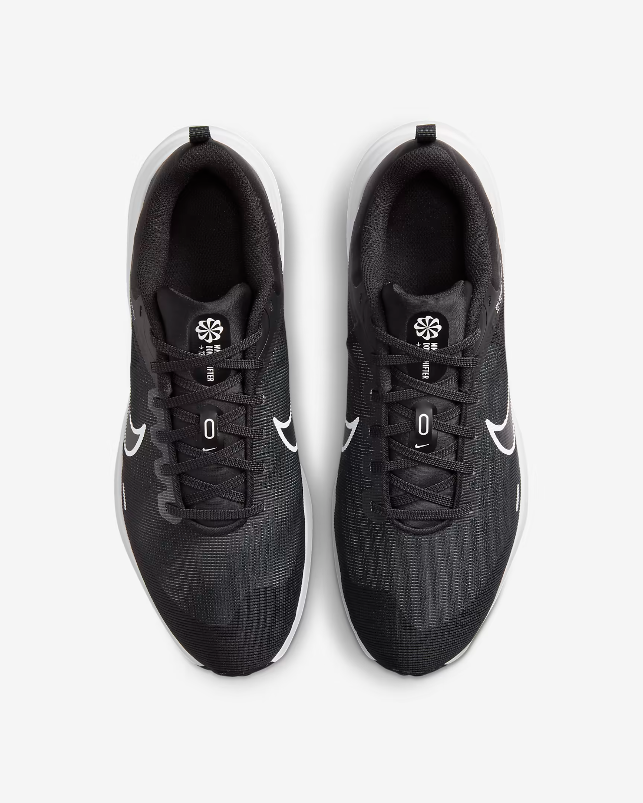 Men's Nike Downshifter 12 DD9293-001 Sneakers Black Low Top Road Running Shoes