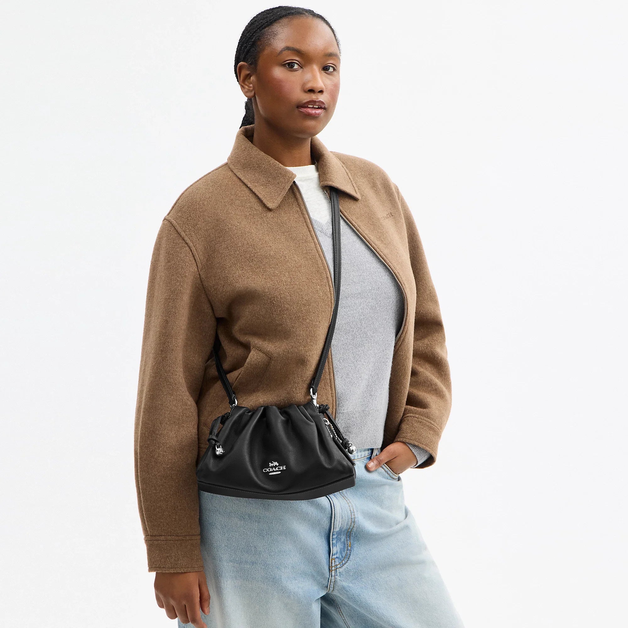 Coach Outlet Faye Shoulder Bag With Ruching