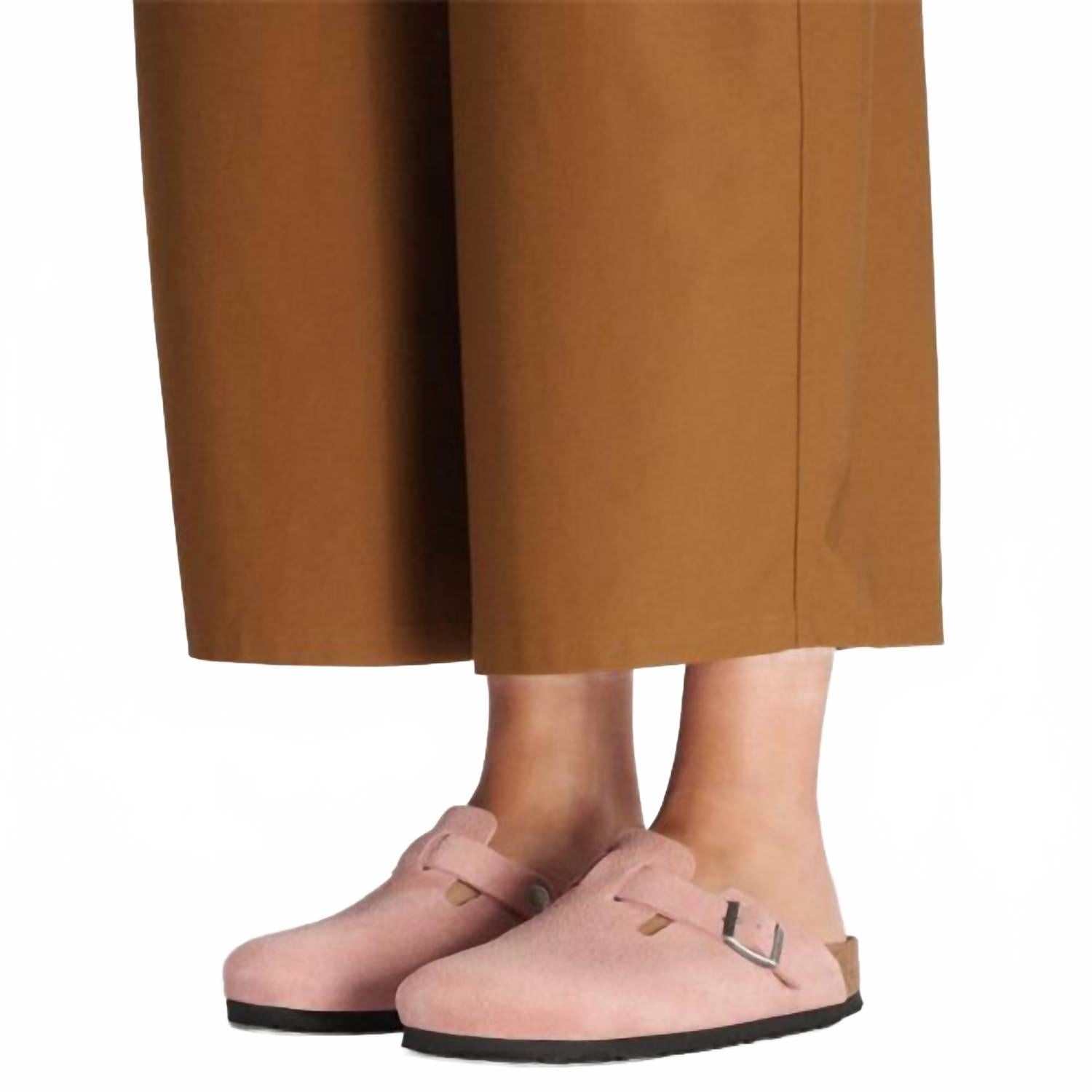 Women's Boston Clog In Pink Clay