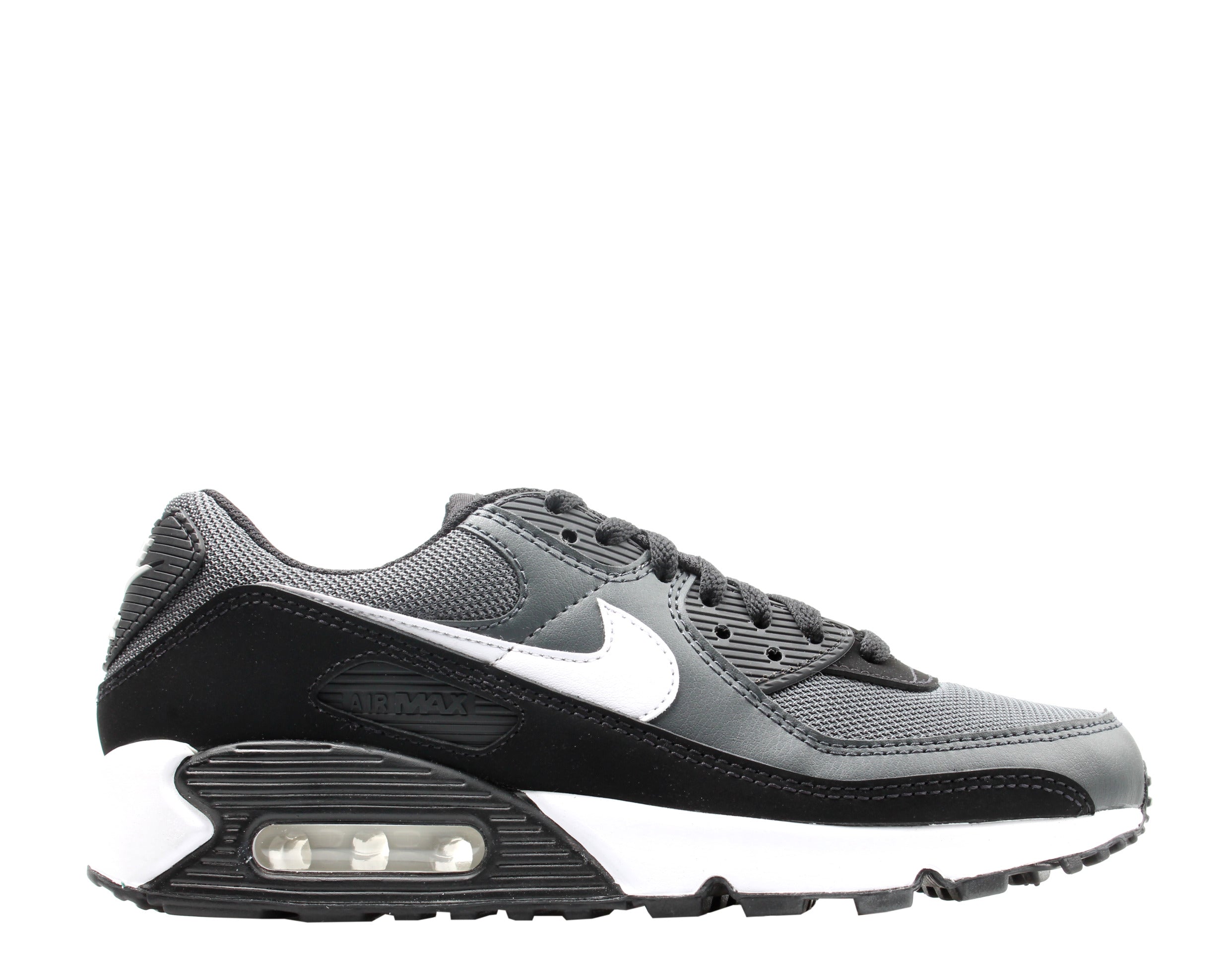 Men's Nike Air Max 90 Iron Grey/White-Dark Smoke Grey Running Shoes CN8490-002