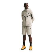 Men's Nike Tech Fleece Shorts - Cream II/Black