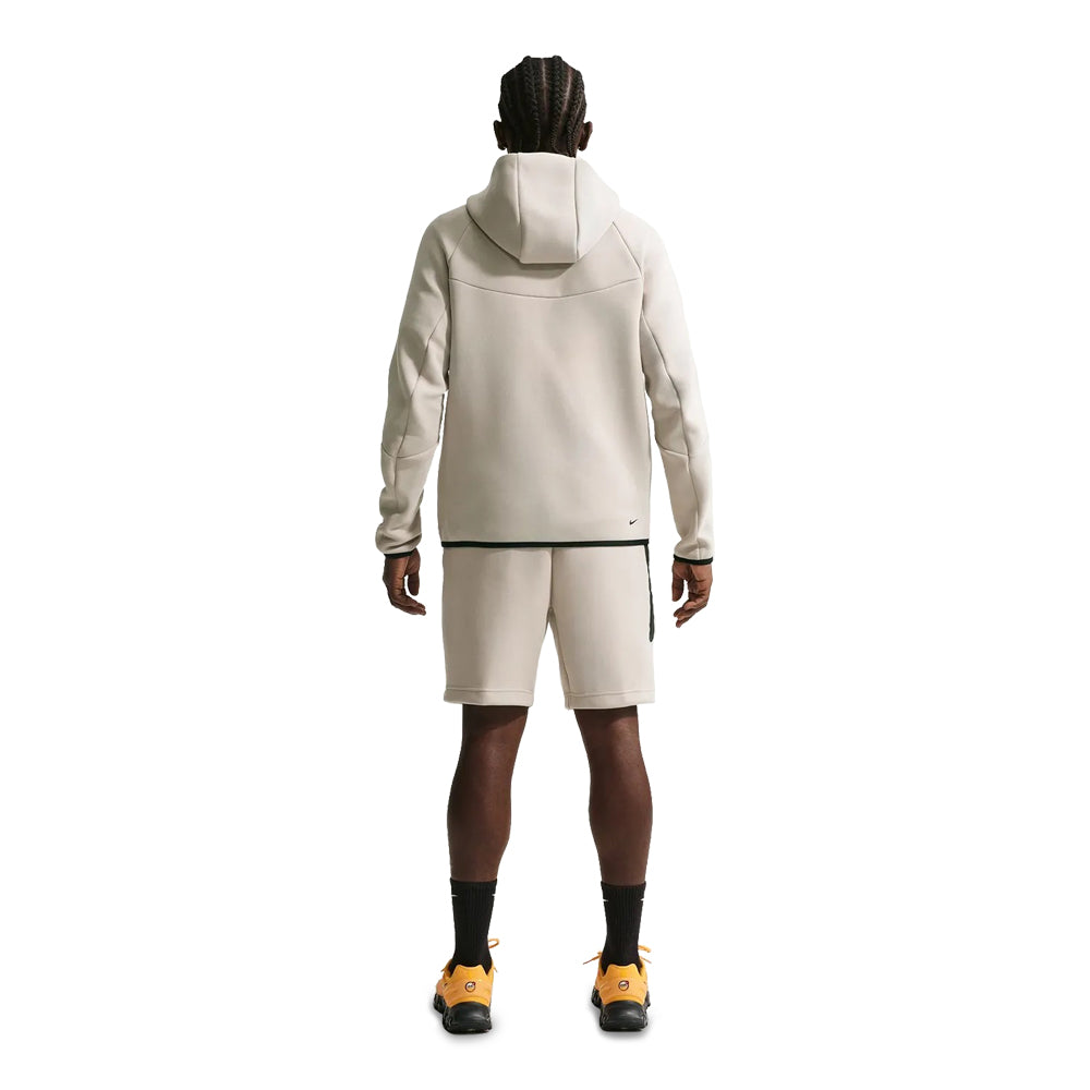 Men's Nike Tech Fleece Shorts - Cream II/Black