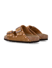 Arizona Rivet Suede Adjust Buckle Sandals