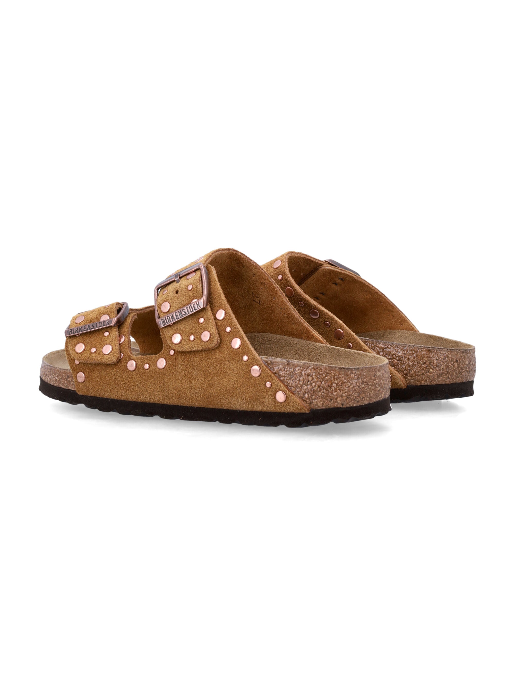 Arizona Rivet Suede Adjust Buckle Sandals