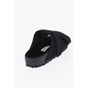Birkenstock TEKLA Double Strap Suede UJI Sandals with Shearling Men's Sole