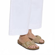 Women's Madrid Big Buckle Sandals In Ecru
