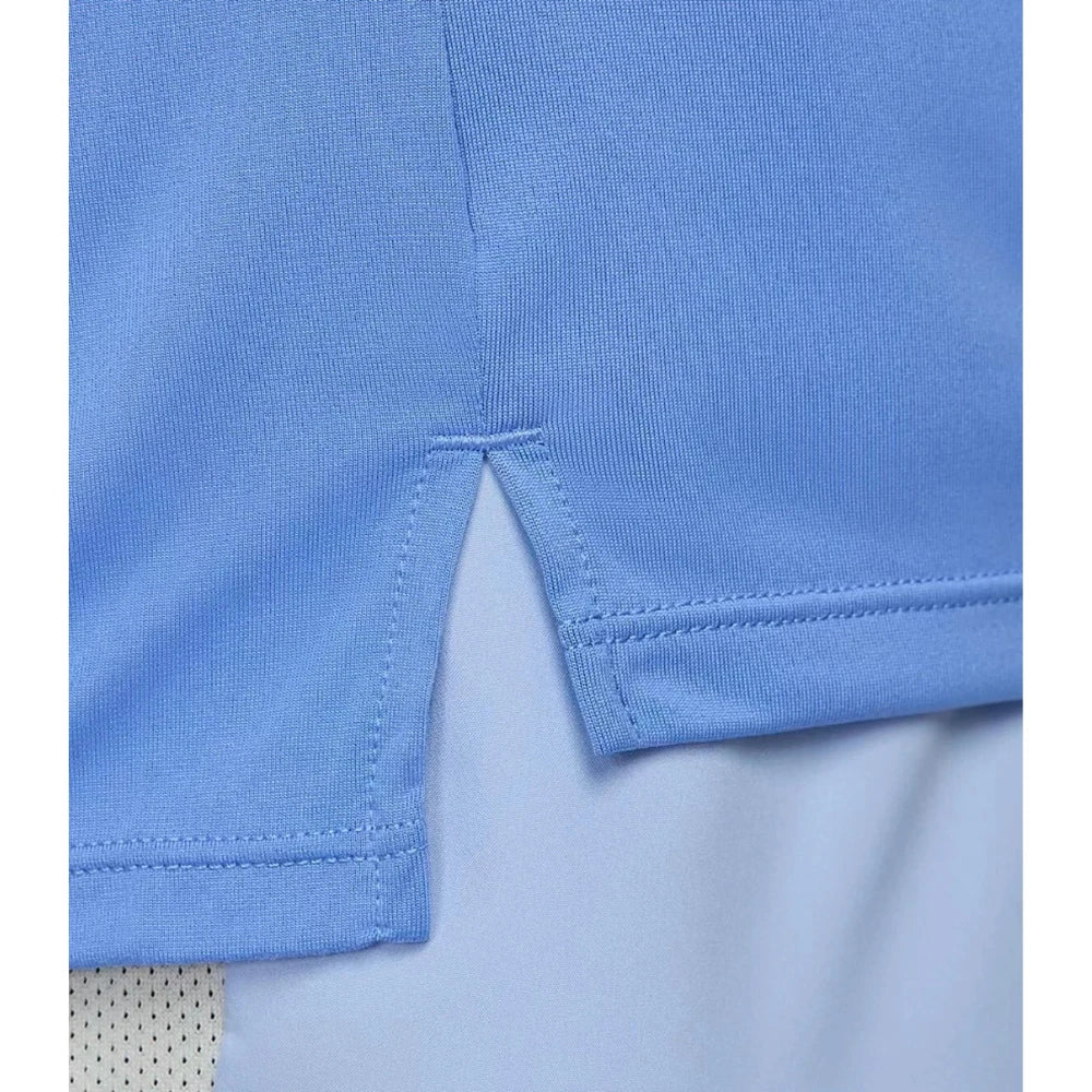 Nike FD2689-450 T-Shirt Men's Blue Dri-Fit Crew Neck Activewear DSGL378