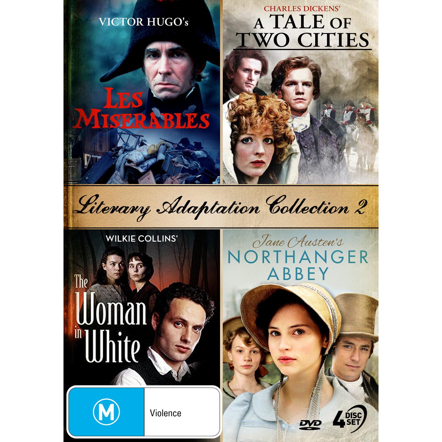A Tales Of Two Cities/Les Miserables/Woman In White/Northanger Abbey - Literary Adaptation Coll. 2