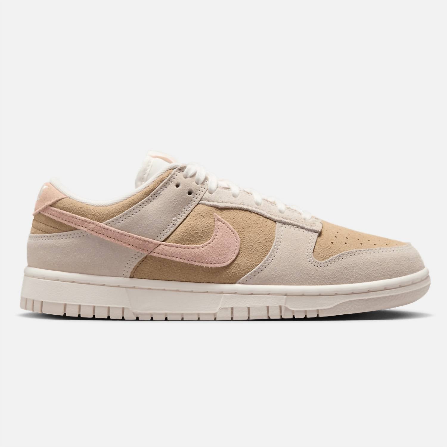 Women's Dunk Low Shoes In Phantom Washed Coral