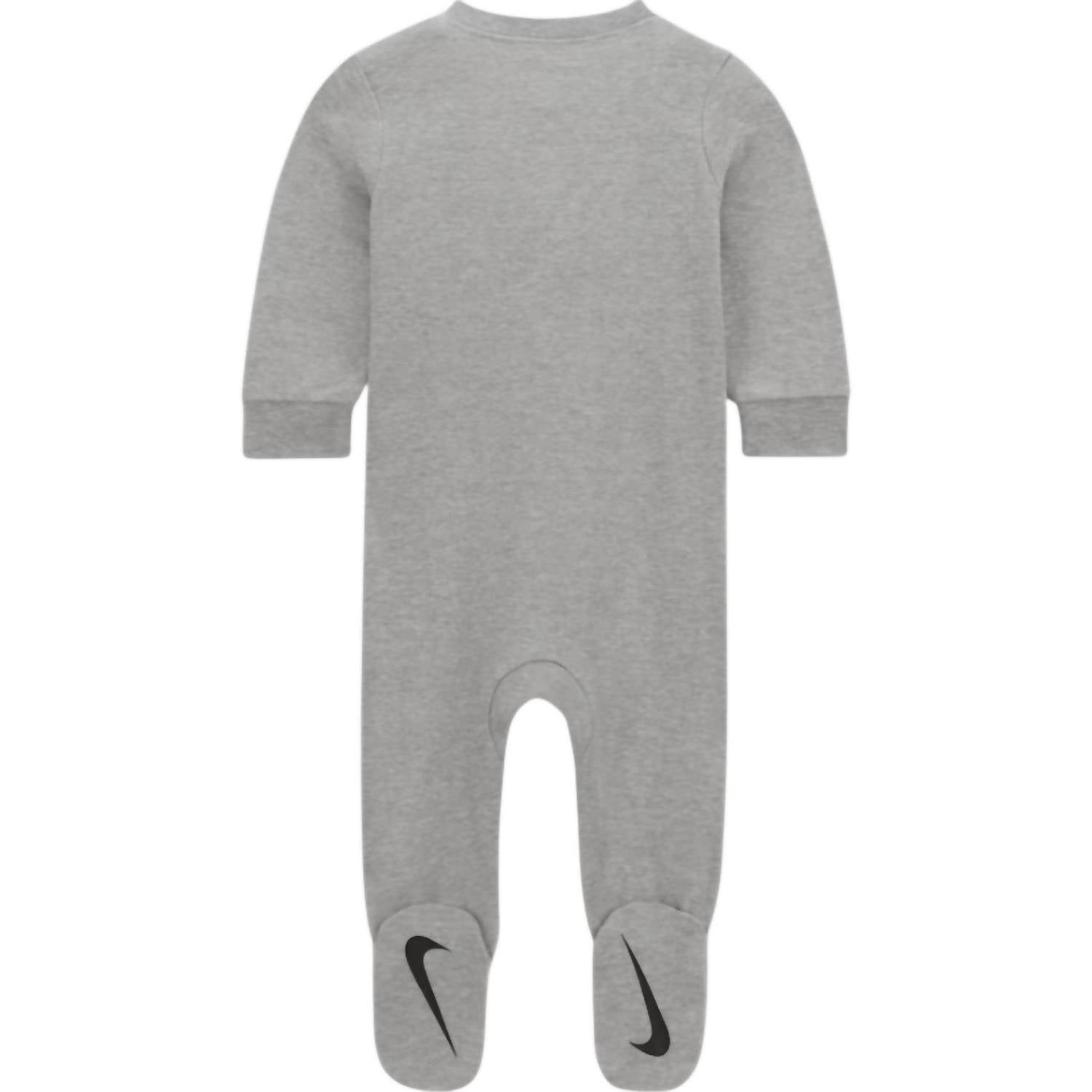 Baby's 2 Pieces Zip Up Bodysuit In Dark Grey Heather / Midnight Navy