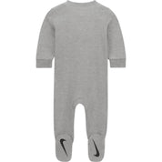 Baby's 2 Pieces Zip Up Bodysuit In Dark Grey Heather / Midnight Navy