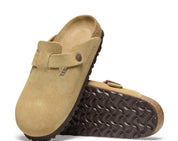 Women's Boston Regular Footbed Clog In Latte Cream