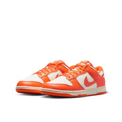 Men Dunk Low Retro Shoes In Pale Ivory/ Safety Orange