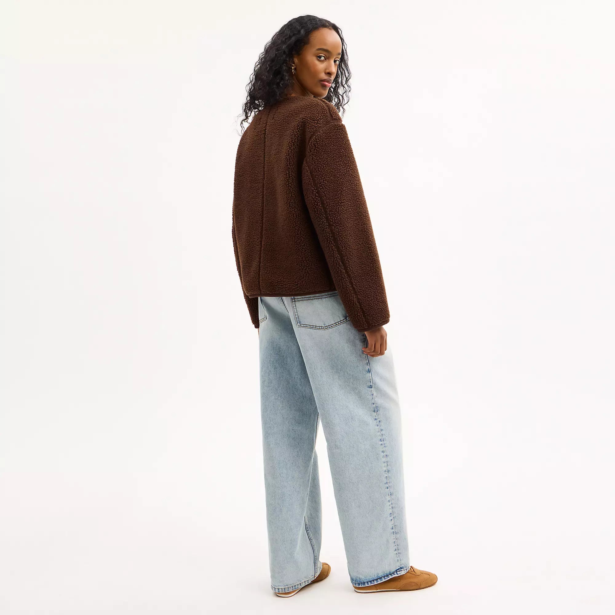 Coach Outlet Short Sherpa Cardi Jacket