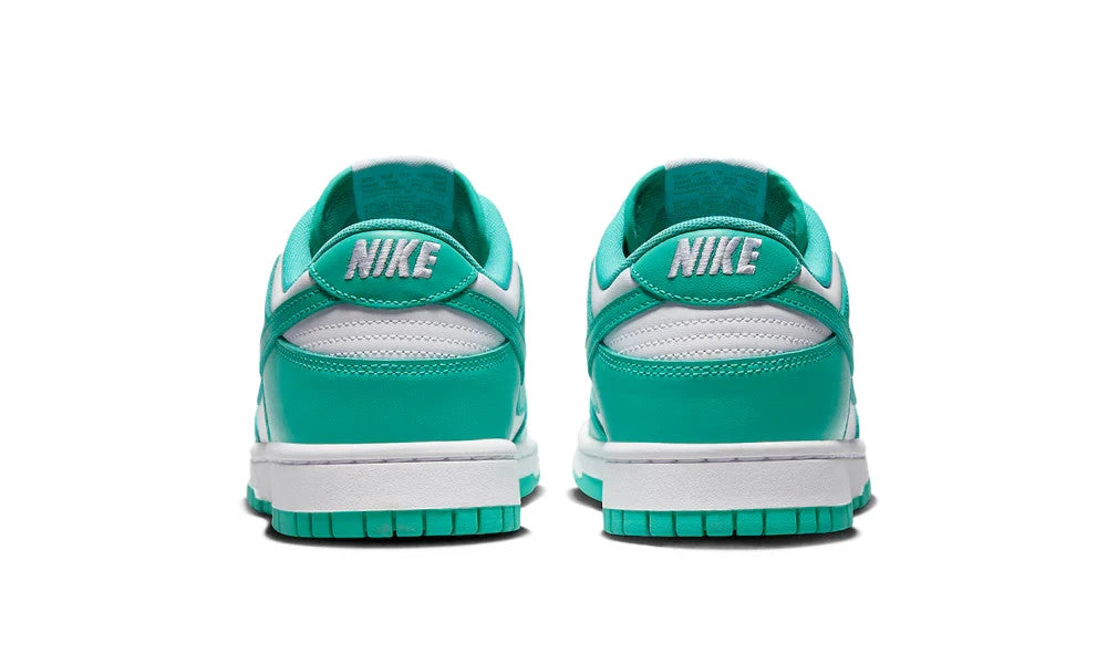 Men's Nike Dunk Low DV0833-101 Sneakers White Clear Jade Leather Casual Shoes