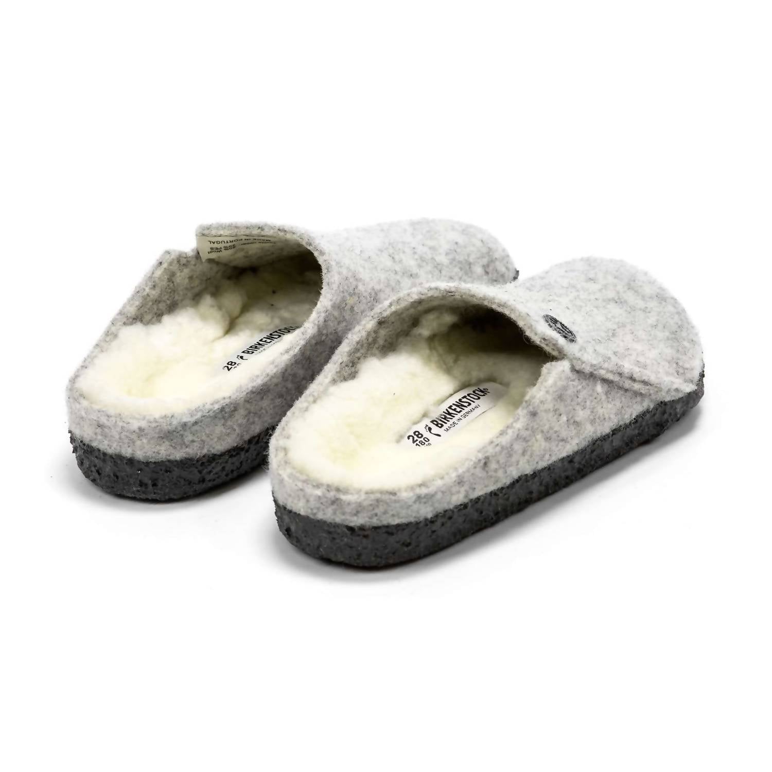 Girl's Zermatt Rivet Kids Comfort Clogs In Light Grey
