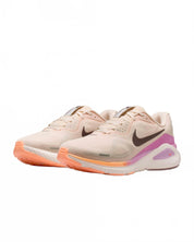 Women's Structure 26 Road Running Shoes In Chalk Light Magenta Orange Pulse Tattoo