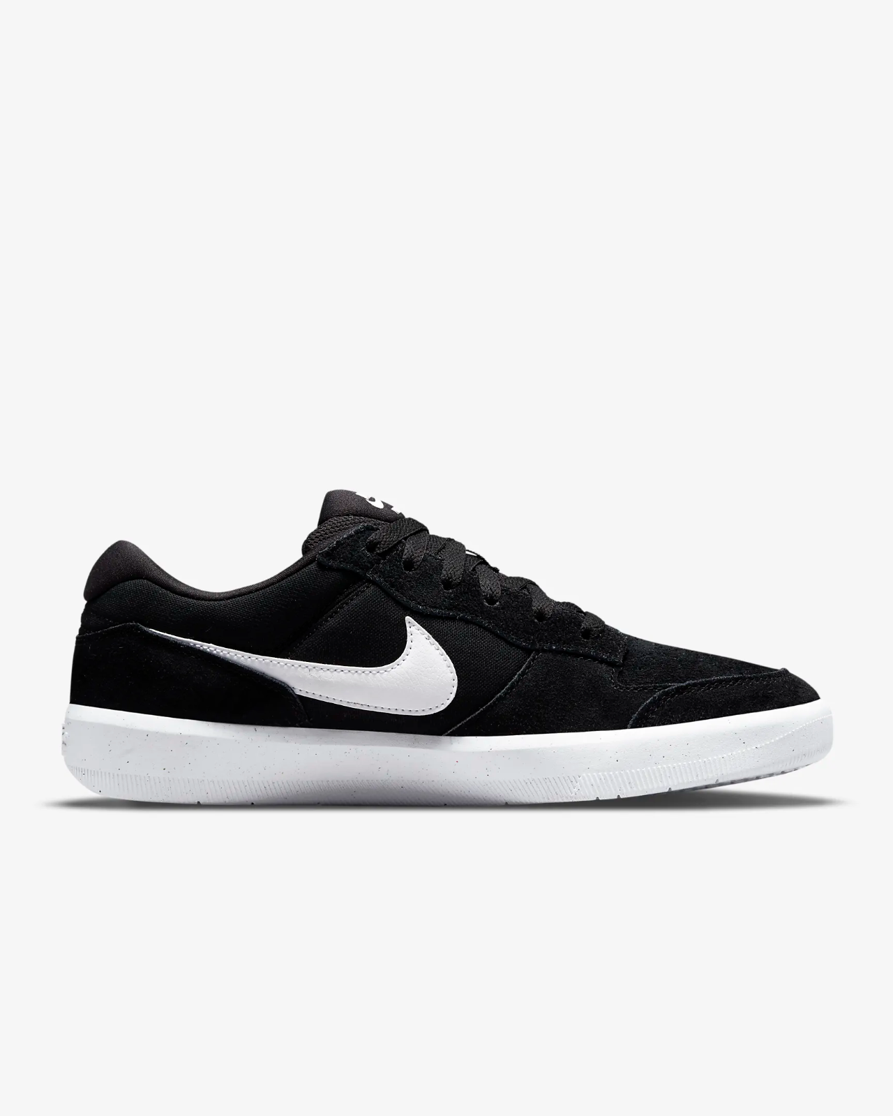 Men's Nike SB Force 58 CZ2959-001 Skateboard Shoes Black White Suede Low Top