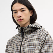 Coach Outlet Plaid Windbreaker In Recycled Polyester