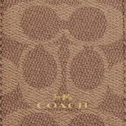 Coach Outlet Id Lanyard In Signaure Canvas