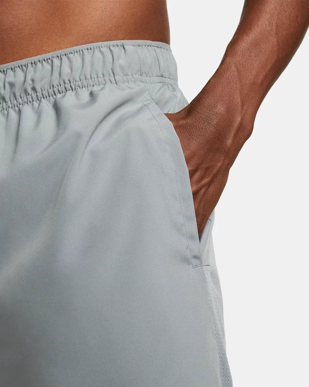 Nike Challenger Running Shorts Men's Smoke Gray Dri-FIT 7" Brief-Lined DSGL 0