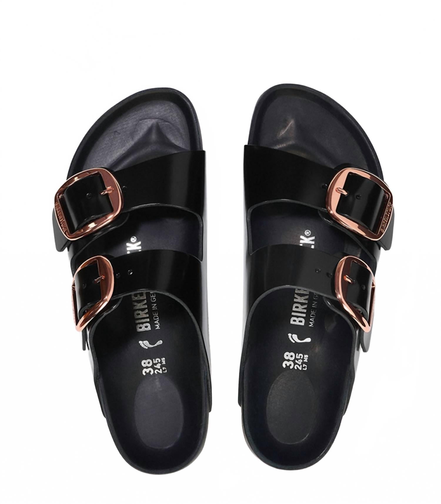 Women's Arizona Big Buckle Sandals In Black