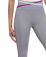 Dri-Fit One Mid-Rise 7/8 Taped Leggings In Smoke Gray