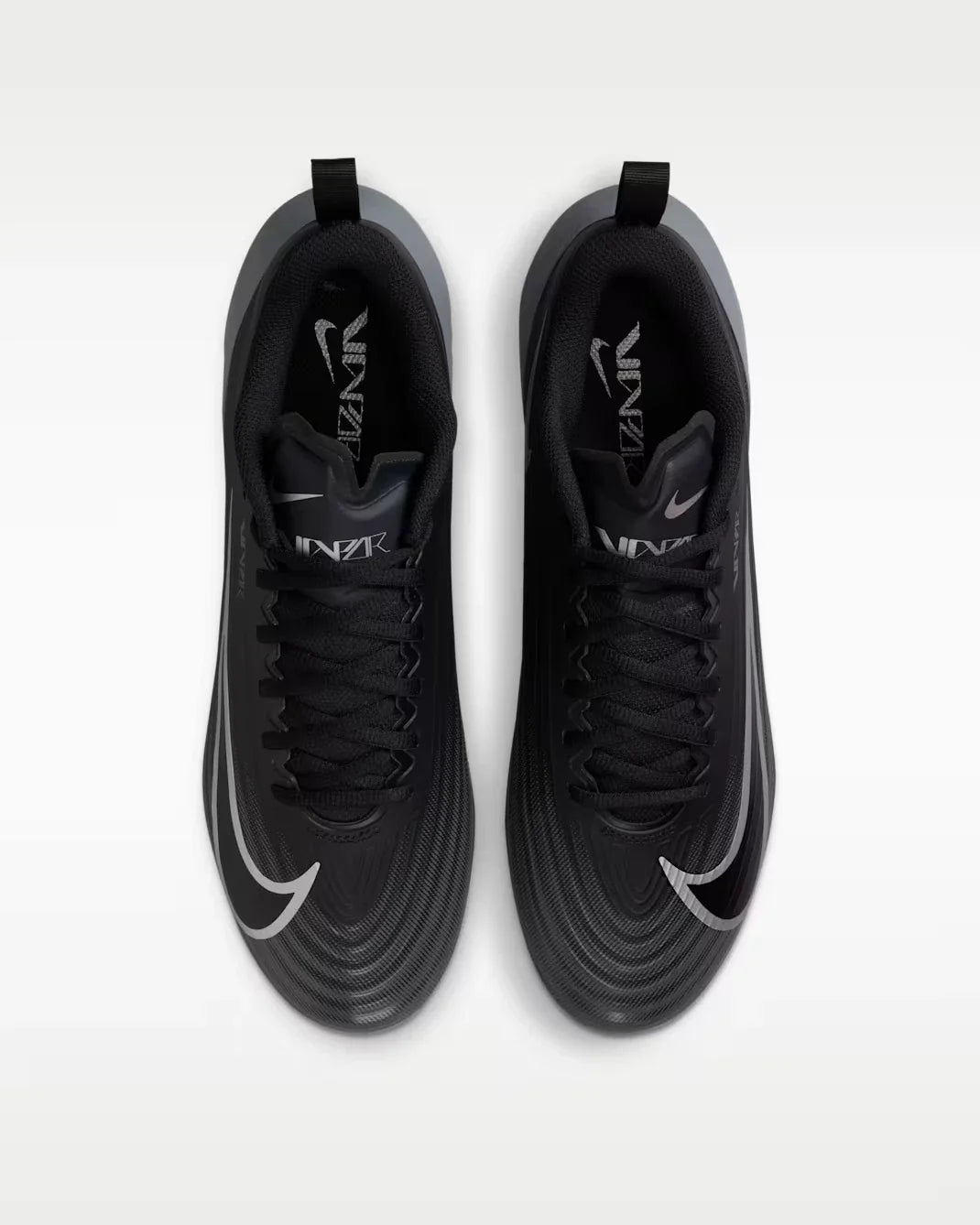 Nike Vapor Speed 3 FB3303-002 Men's Black Gray Low Top Football Cleats MEW1715