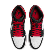 Men's Nike Air Jordan 1 Mid White / Gym Red - Black DQ8426-106