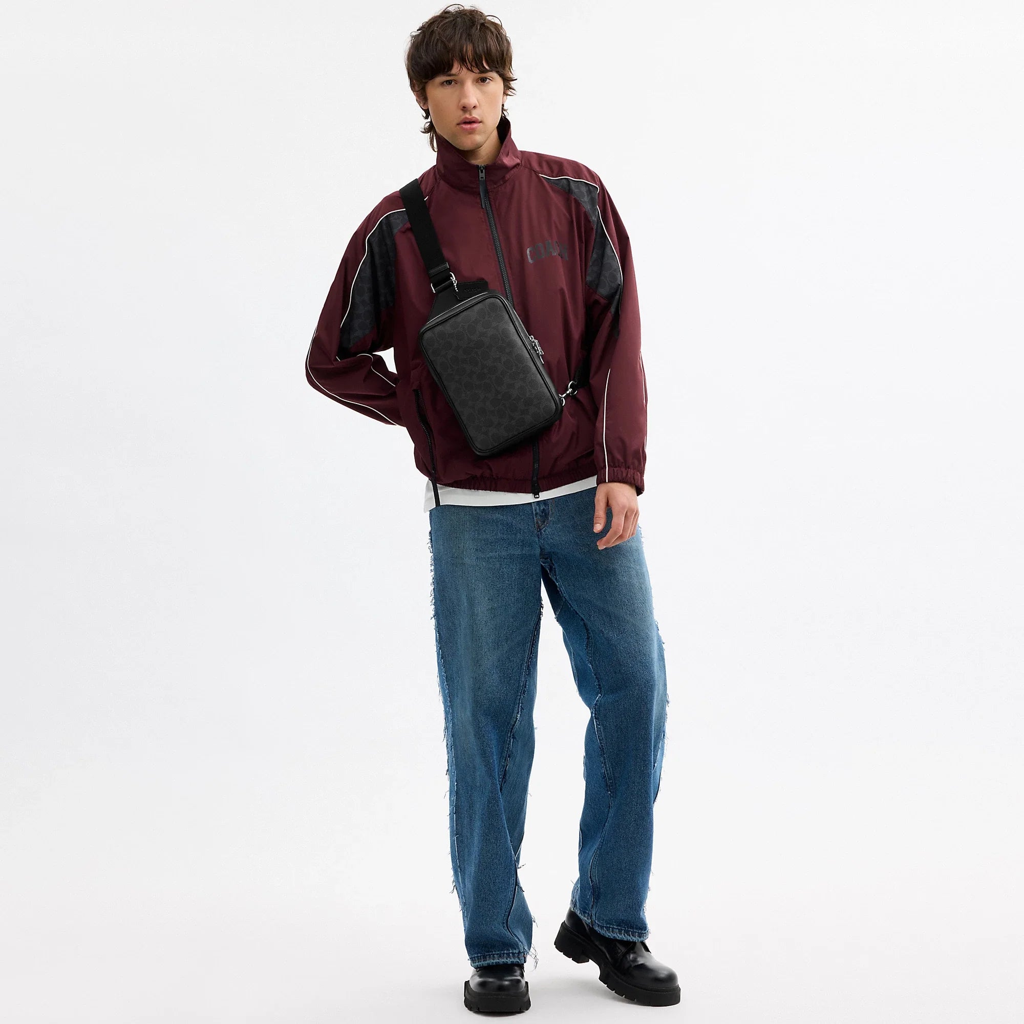 Coach Outlet Ray Pack 17 In Signature Canvas