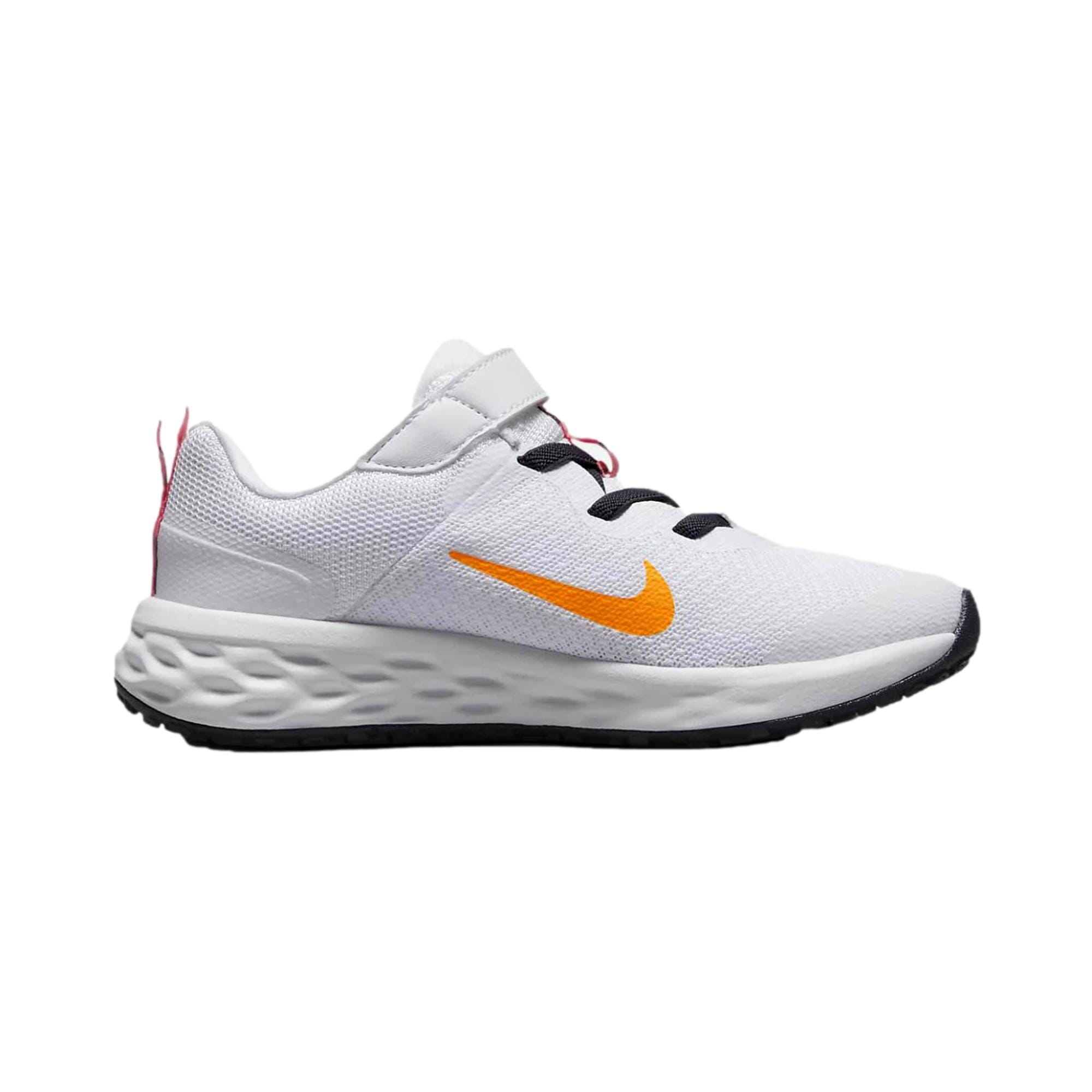Pre-School Nike Revolution 6 NN PSV White/Gridiron/Laser Orange/Sea Coral DD1095-101