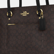 Coach Outlet Station Tote Bag In Signature Canvas