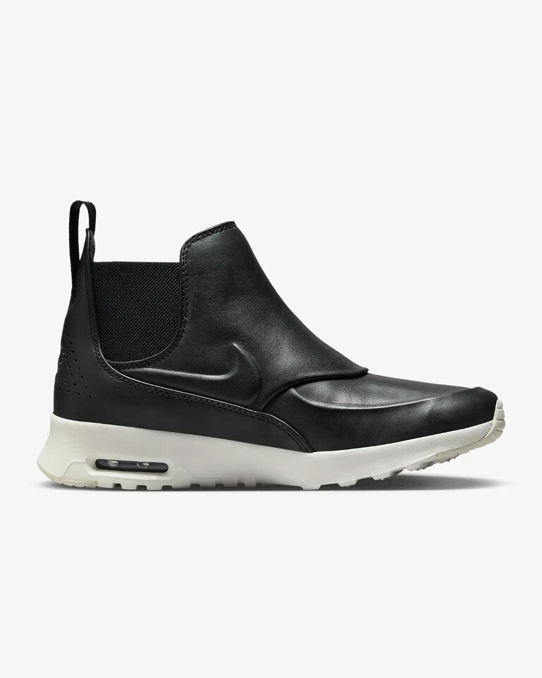 Women's Nike Air Max Thea Mid 859550-001 Sneakers Black Leather Shoes HAM343