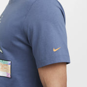 Nike LeBron Monopoly T-Shirt Men's Blue Graphic Print Short Sleeve DSGL706