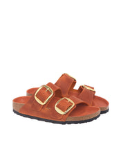 Burnt Orange Arizona Big Buckle Sandals