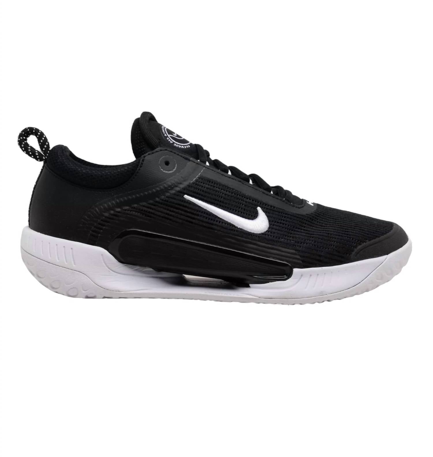 Men's Court Zoom Nxt Shoes In Black/white
