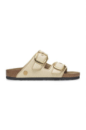 Women's Arizona Big Buckle Sandal In Textile Raffia Natural