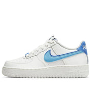 Nike Air Force 1 LV8 GS DQ0359-100 Sneakers Kids White Leather Lifestyle Shoes