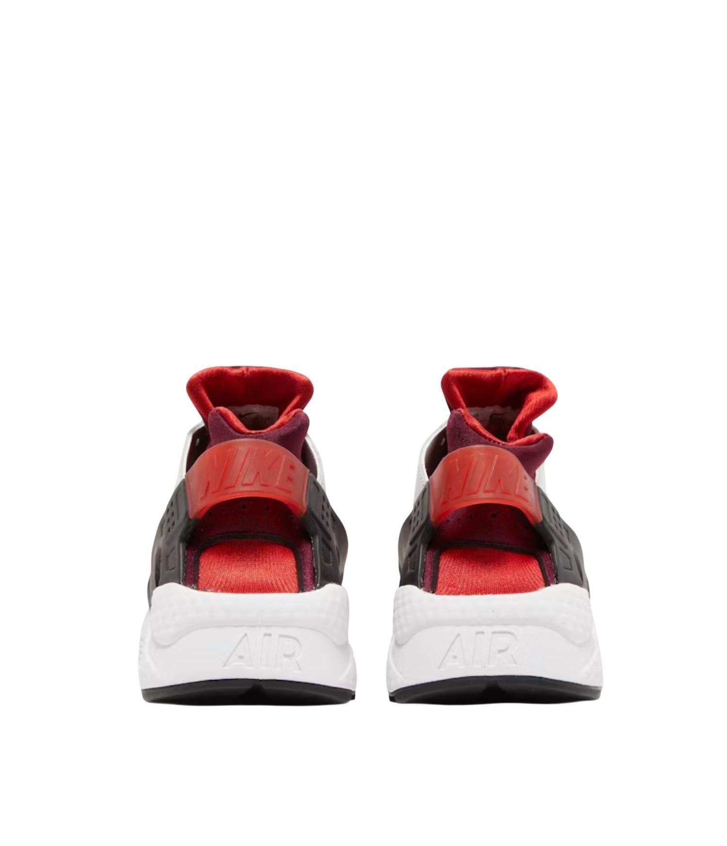 Men Air Huarache Sneakers In White/red Oxide