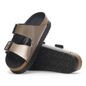 Women's Arizona Flex Platform Sandals In Brown Brown/electric Metallic Taupe
