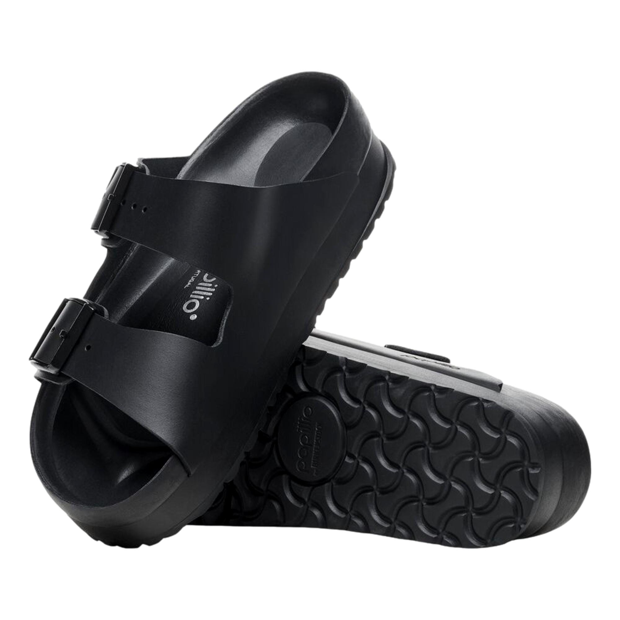 Women's Birkenstock Arizona Pap Flex Platform Black 1026918