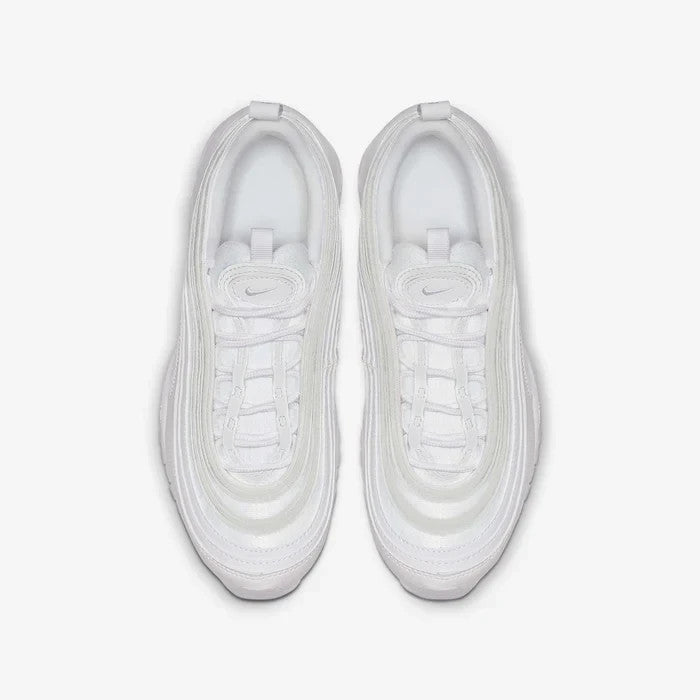 Big Kids Nike Air Max 97 921522-104 Sneaker White Lace-Up Lifestyle Shoes